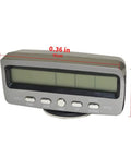Riloer 4-in-1 LED car dash display with thermometer, voltmeter and clock, 12V