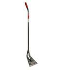 Badass Heavy Duty 54 Inch Shingle Removal Shovel For Roof Demolition And Asphalt Material Peeling, steel blade, red handle.