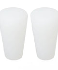 Check Out This Awesome Qerlong Silicone Tapered Plug Kit With 50 Pieces For High Temp Sealing And Surface Treatment Plating That Lasts A Long Time Without Cracking Or Shrinking Even When You Need Tough Seal. White silicone tapered plugs, two pieces shown