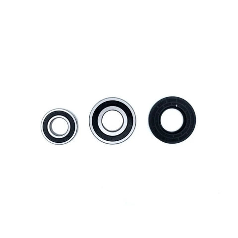 Top Shelf Heavy Duty Front Load Washer Tub Bearing And Seal Kit Replaces W10285625, three parts for washer maintenance.