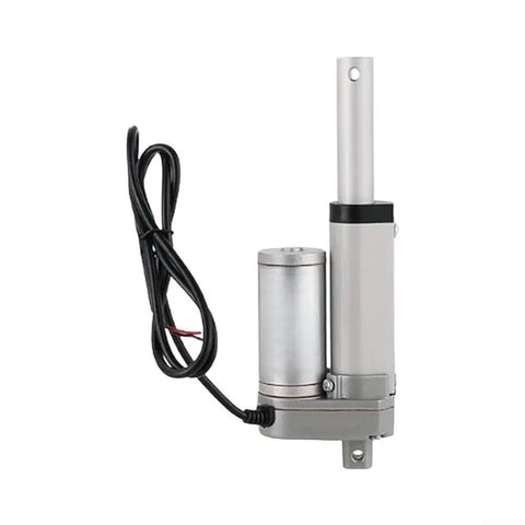 Badass 12V Electric Linear Actuator Motor Pumping Out Solid 900N Push Pull Force And Smooth 10Mm Per Second Motion Heavy aluminum actuator with wiring.