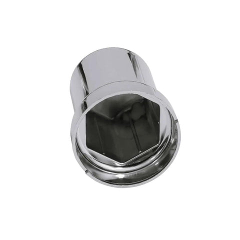 33mm By 2 3 Eighths Inch Chrome ABS Lug Nut Covers Push On Caps With Small Spiked Top Flanged Nut Covers For Semi Trucks Trailers And Heavy Duty Vehicles Pack Of 20 Weather Resistant Durable Universal Fit