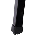 Close-up of the leg rubber grip of Heavy Duty Foldable Sawhorses 2 Pack 1000 Lb Weight Capacity Steel Work Stands.