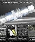 Flat Face 1/2 Inch NPT Hydraulic Quick Connect Couplers Set With Dust Caps ISO 16028 High Flow For Skid Steer Bobcat Machines