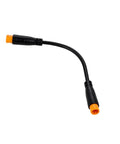 Three Pin E Bike Throttle Connector Cable Male To Male For Thumb Or Twist Throttle Sensor Brake Lever Waterproof Adapter