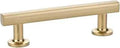 Freestone Appliance Pull From The Urban Modern Collection, 18 Inch Center To Center, Satin Brass US4 Finish