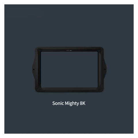 Solid Replacement Resin Vat Tank Designed For Sonic Mega 8K And Mini 8K Printers, black, rugged, square frame, compatible with Sonic Mighty 8K.