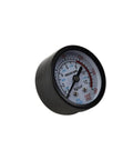Air Compressor Pressure Gauge Quarter Inch Thread 0 To 180 PSI 0 To 12 Bar Manometer Big Easy Read Dial in black casing