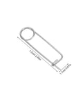 Cool Heavy Duty Stainless Steel Cotter Safety Pin Lot 20pcs For Farm Hitch And Industrial Machinery Lock Anti vibration Spring Pins size 2.95"