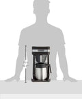 Speed Brew Platinum Thermal Coffee Maker With 70 Oz Stainless Steel Reservoir 10 Cup Capacity Fast Brew Black Finish