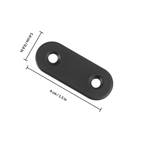 Black flat corner bracket dimensions for Flat Corner Brackets 12 Pack Stainless Steel Mending Plates For Wood Shelves And Wardrobes Cabinets And Furniture Repair Built To Last Heavy Duty Reinforcing And Attaching Panels For Industrial Use