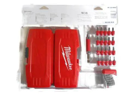 Hardcore Compact Cordless 18 Volt Drill And Driver Kit With One Half Inch Chuck And Extended Run Time Battery set with red case and bits.