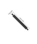 Plastic Bearing Roller Pinch Feed Shaft For Barcode Label Printer Replacement Part showing dimensions and solid design for reliable paper alignment.