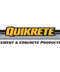 Quikrete logo showcasing cement and concrete products, emphasizing durability and quality in construction.