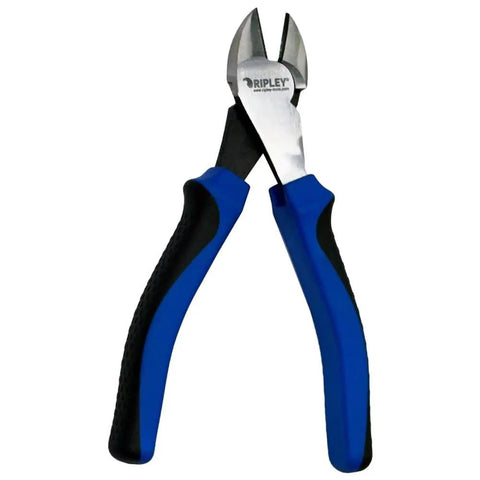 Close-up of pliers from Flat Drop Fiber End Prep Kit For FTTH - All In One Tool Set For Drop Cable Stripping, Slitting, Scoring, And Termination Prep, Pro Grade FTTX Essentials For Fast Field Installations.