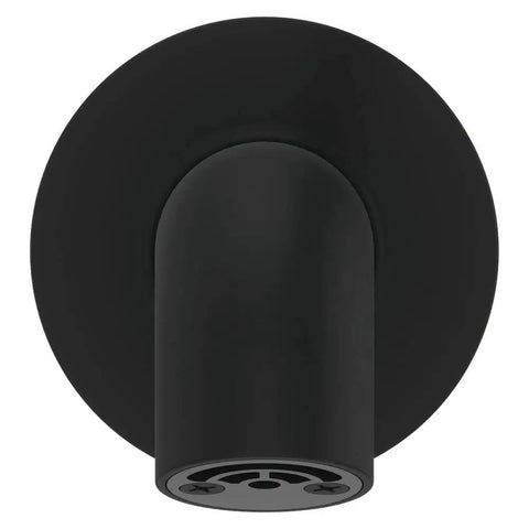Matte Black Bath Tub Spout With One Half Inch Male Copper Adapter Included, Genuine All Metal Construction, Round Threaded Design