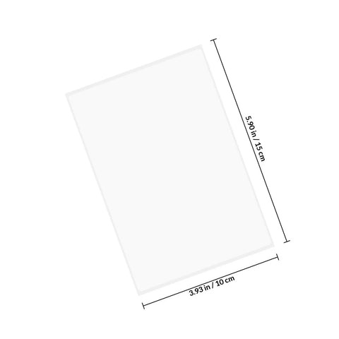 160 Sheets 4x6 Inch Waterproof Synthetic Paper Shipping Labels dimensions illustration