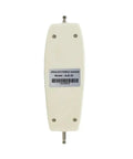 Analog Push Pull Force Gauge, Tension Meter With Peak Hold, Dual Newton Kilogram Display, Pro Grade Tension Tester For Precise Load Testing And Low Error Readings (100N), white housing front view