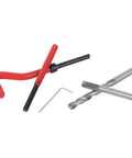 Premium M8 Thread Repair Kit With 25 Essential Pieces Including Tap And Drill Bit Perfect For Fixing Stripped Bolts In Your Garage Or Workshop Without Any Hassle, tap and drill bit set