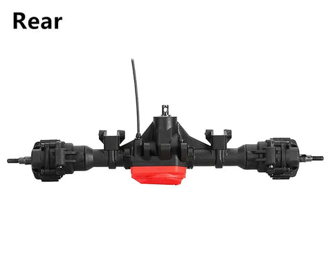 Beefed Up Portal Axle Upgrade Kit With Nylon Front And Rear Axles And Differential Lock For 1 By 10 RC Crawler TRX4 Defender Bronco TRX4 Chassis
