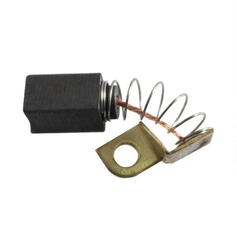 Heavy Hitter Replacement Carbon Brush Set Fits Superior Electric M77 And Pro Power Tools 2 Pack carbon brush with metal spring and connector.