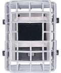 Rock Solid Heavy Duty Steel Wire Smoke Beam Guard For System Sensors DS240 And DS241, front view with coated steel wire.