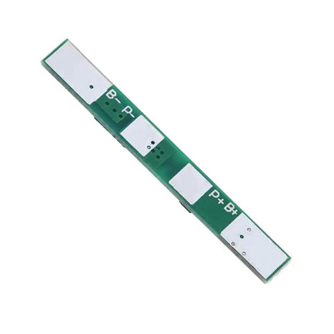 10 Pack 1S 3.7V Lithium Battery BMS Protection Board For 18650 Cells Overcharge Safety Management PCB showing connections and layout.