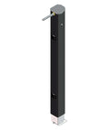 Fifth Wheel Landing Gear Lead Drop Leg 29.5 Inch Universal Replacement with Snap Pin Durable Powder Coated Assembly