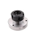 ER32 Collet Chuck 80 mm Diameter For Lathe Or Milling Table Mount On Back Plate With Precision 0.0016 Inch Runout, shown unmounted