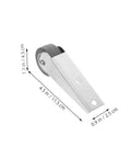 Two Pack Sliding Door Roller Wheels Heavy Duty Galvanized Nylon Casters With No Sweat Setup Silky Smooth Gliding And Built Like A Tank Durability for barn doors.