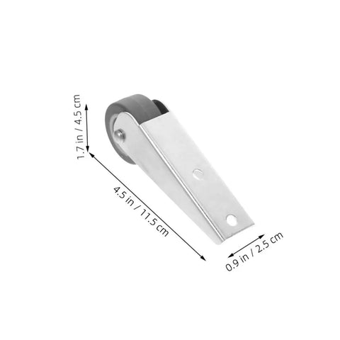 Two Pack Sliding Door Roller Wheels Heavy Duty Galvanized Nylon Casters With No Sweat Setup Silky Smooth Gliding And Built Like A Tank Durability for barn doors.