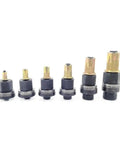 Premium Complete Rivet Nut Pliers Set Featuring Six Interchangeable Mandrels For M3 To M10 Projects Plus 60 Carbon Steel Metric Rivet Nuts, six mandrels