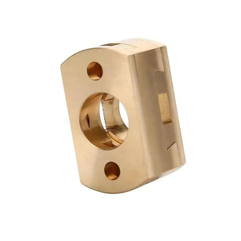 Brass Oldham Coupling for 8mm Lead Screw Precise Z Axis Alignment CR10 S4 S5 Pro V2 CNC Machined Low Friction Connection