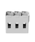 Front view of Lito 1 Smart Multi Battery Charging Hub with spaces for 3 batteries for Go To Drones Pro Grade Charging Station.