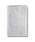 Flat Merchandise Paper Bags White Kraft Paper Bags 10 X 2 X 15 Inches, Durable And Eco Friendly, Recyclable