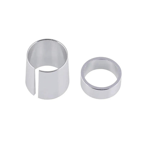One Inch Tapered Drive Clutch Shaft Adapter For Gas Golf Carts That Slides Straight Onto Predator And GX200 Blocks, silver finish.