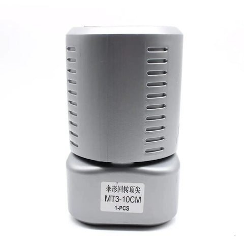Side view of 4 Inch 100mm MT3 Bull Nose Live Center For Lathe With 75 Degree Nose, durable yet lightweight center.