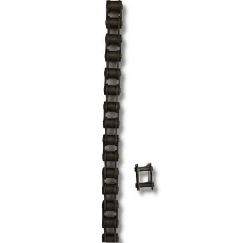 Rear Drive Chain For Reel Mower Size 41 36 Links 1080 Part Replacement Chain with master link on white background