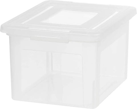 Slick Clear Storage Bin With Heavy Duty Snap Lids Fits Letter And Legal Hanging Files For Teachers And Offices No Sweat Paper Sorting That Keeps Your Documents Hella Dope And Super Tidy