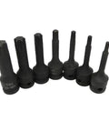 Essential 7-Piece Star Bit Socket Set With 3/8 Drive Includes T20 Through T60 For Tough Auto Repair Jobs And Home Mechanics Looking To Rock A Reliable Tools Kit black oxide sockets