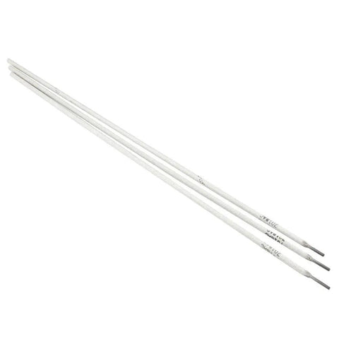 E7018 AC Welding Rod 3/32-Inch 5 Pound Pack for all position welds low hydrogen shielded metal arc electrode shown in white