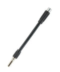 Flexible Shaft Screwdriver Extension 5.1 Inch Hex Shank For Tight Spots And Weird Angles, shown with a black bendable shaft and hex ends.