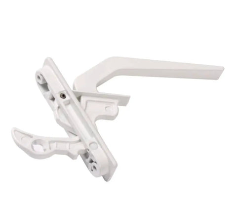Top Shelf White Casement Window Locking Handle Forged From Tough Die Cast Metal To Keep Your Steel Or Aluminum Windows Locked Down Tight Features A Smooth Two And A Half Inch Hole Spread With A Rock Solid Five Eighths Latch Projection You Gonna Love