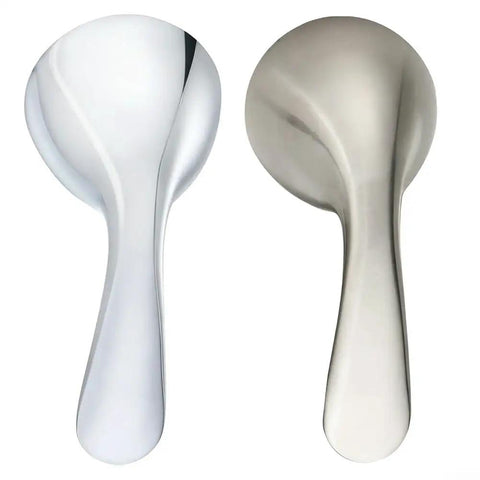 Solid Replacement Handle For 13 And 14 Series Bathtub Faucets To Swap Out Worn Out Rp48717 Knobs And Fix Shaky Valve Trim Kits Instantly For Smooth Water Flow Control And A Cool Bathroom Glow. Chrome and brushed nickel bathtub faucet handle set, front view.