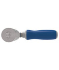 Convertible Steel Seam Roller 2 Inch Diameter 4 Inch Wide with Cushioned 5.5 Inch Grip shown on white background.