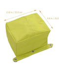 Universal EV Charger Rain Cover With Waterproof Port Shield For Electric Vehicles Outdoor Charging Accessory, yellow, compact size.