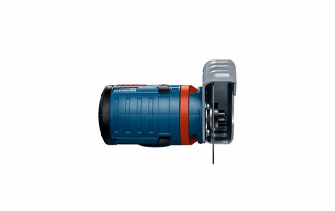 GWS12V-30N 12V Max Brushless 3 Inch Angle Grinder Bare Tool for tight spaces, side view of compact ergonomic cordless design