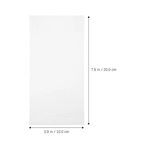 White EPE Foam Wrap Bags 100 Pack Reusable Cushioning Pouches For Shipping And Transport Protective Packaging Supplies with dimensions