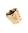 Brass Hose Adapter 3/4 FHT To 1/2 FIP Garden Hose Fitting Pack Of 200, close-up of forged copper construction