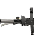 No Sweat One Hand Setup Smooth Gooseneck Bend Heavy Duty Hydraulic Tube Bender Portable Handheld Pipe Bender side view with die kit.